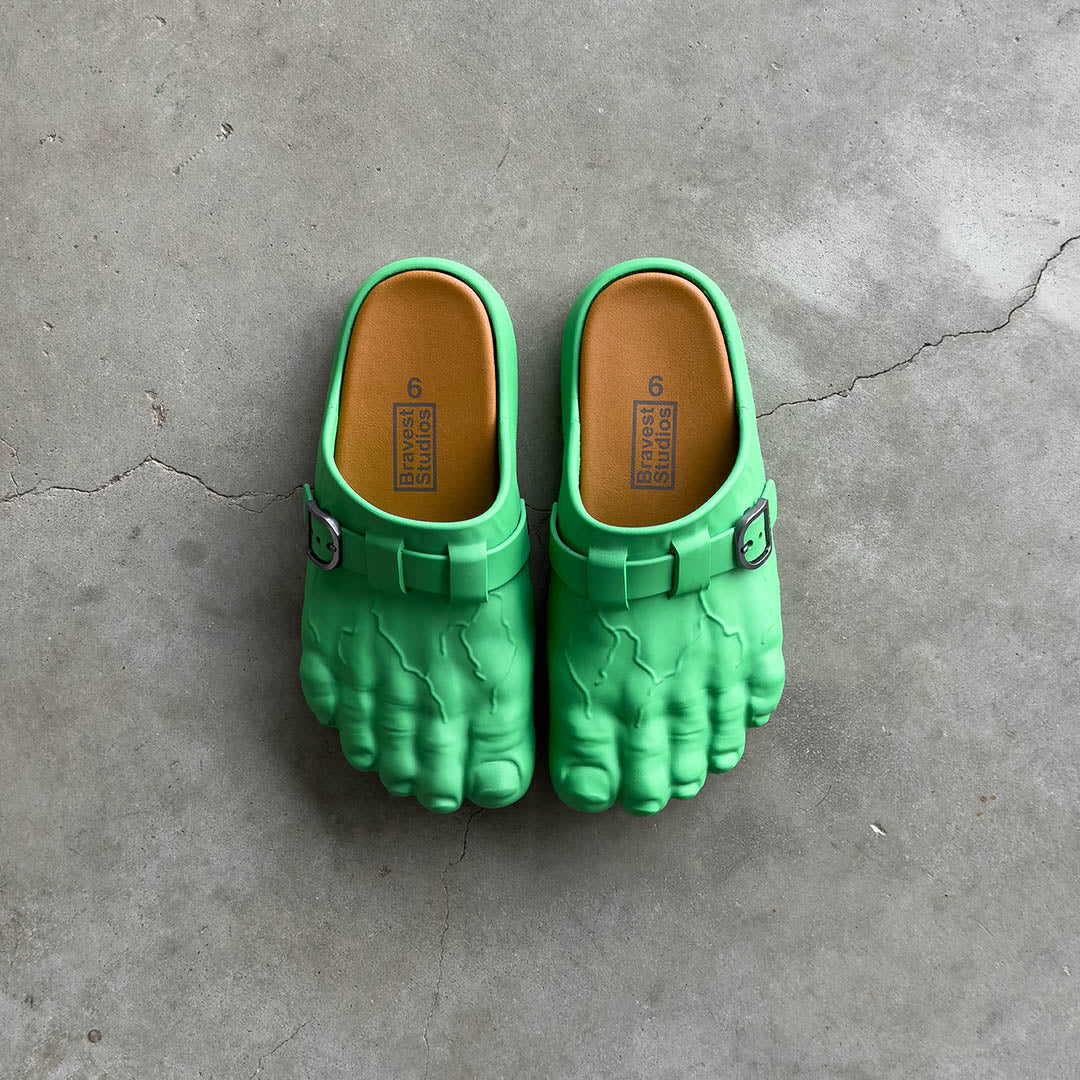 Bravest Studios Foot Clog - “Green”